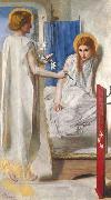 Dante Gabriel Rossetti Ecce Ancilla Domini (mk28) oil on canvas